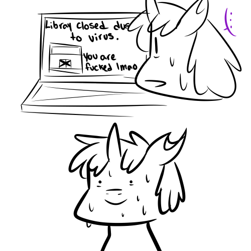 magical-horses:my poor adhd ass is literally incapable of online classes, let alone doing them at ho