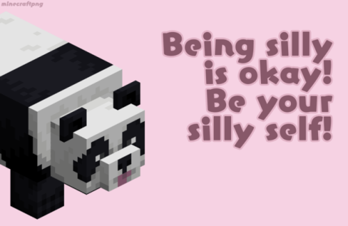 minecraftpng: positivity for having a silly/weird personality ; various mobs