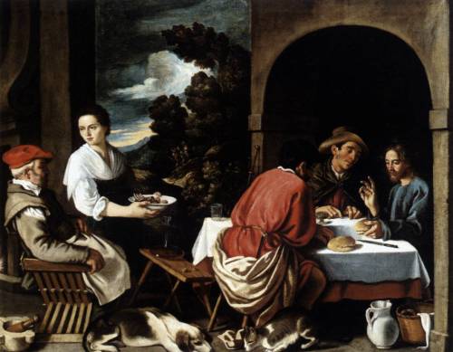 The Supper at Emmaus, Pedro de Orrente, 1620s