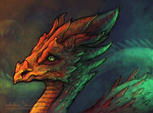 nimphradora:  Pencil sketch colored in photoshop. See more of my art at http://nimphradora.deviantart.com/ 