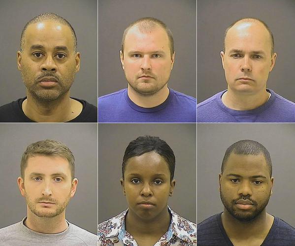 justice4mikebrown:  justice4mikebrown:  May 1The mugshots of the 6 officers who killed