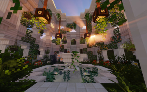 An overgrown Grecian shrine I built.(P.S… click on the pics for better quality)