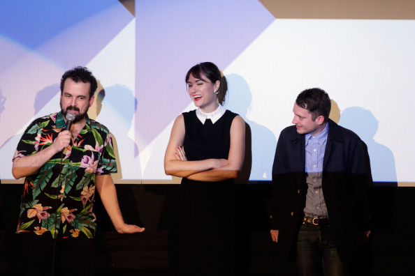 sashagreyart:  Elijah Wood, Nacho Vigalondo &amp; Sasha Grey - ”Open Windows”