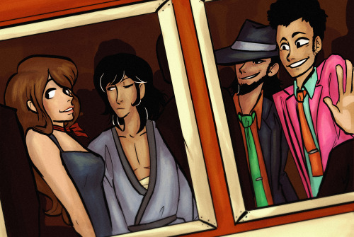 Hot on their trailguess who started part III of Lupin and is enjoying it A LOT :^)