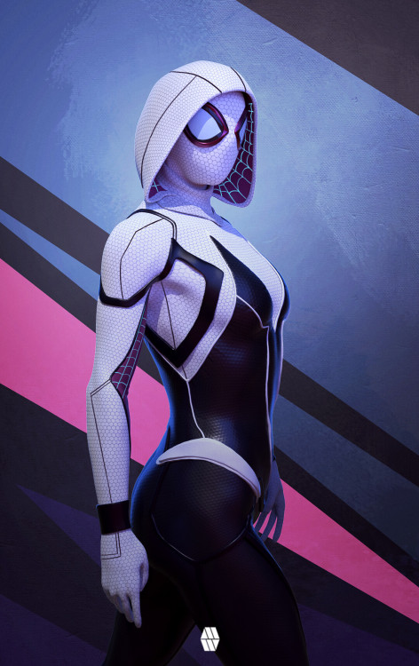 Spider Gwen Concept - Personal Project  Marcus Whinneywww.artstation.com/artwork/oAy0Eq 