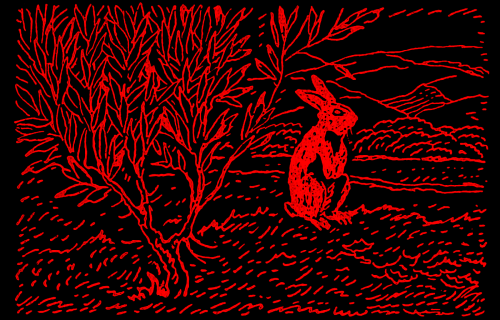 nemfrog:Red rabbit. Prepatory Book to Accompany Down Our Street. 1939.Internet Archive