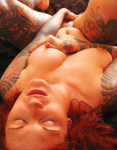 amateursmasturbate:  Hot redhead rubbing her cunt