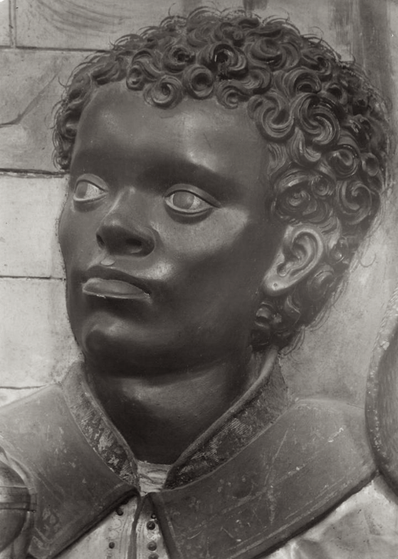 medievalpoc:  Gregor Erhardt Carved altarpiece. Right Wing, interior: Adoration of