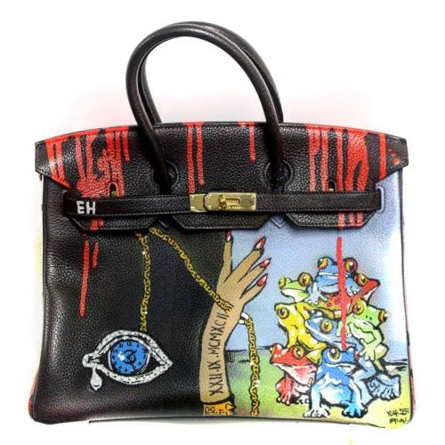 Check out this Surreal Hermes Birkin we painted for one of our clients !! For more Amazing Artworks 