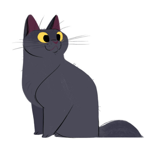 dailycatdrawings: 717: Gray Kitty