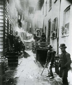 seventh-victim:   Bandits’ Roost, New York. 1888. photo by Jacob Riis. 
