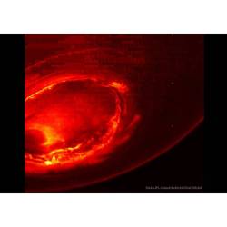 Aurora over Jupiter’s South Pole from