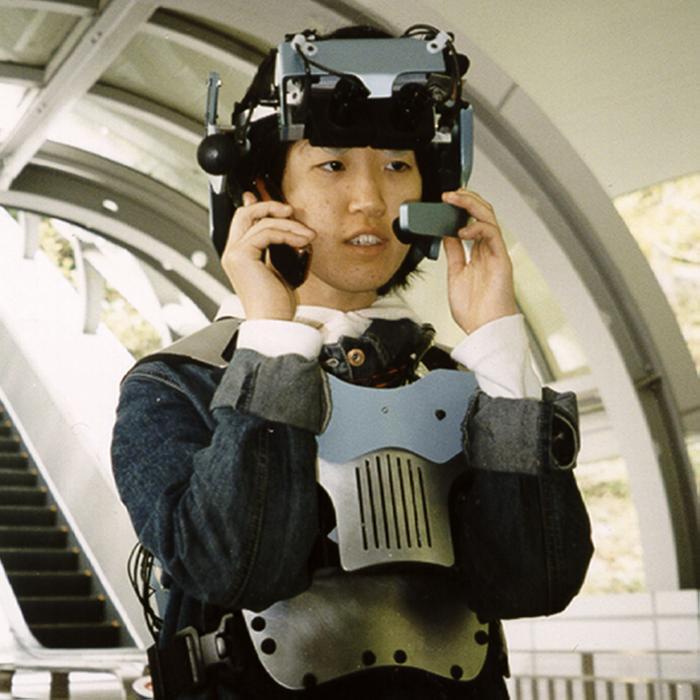 gallowhill:  Krzysztof Wodiczko (Interrogative Design Group) - Dis-Armor, 1999-2001