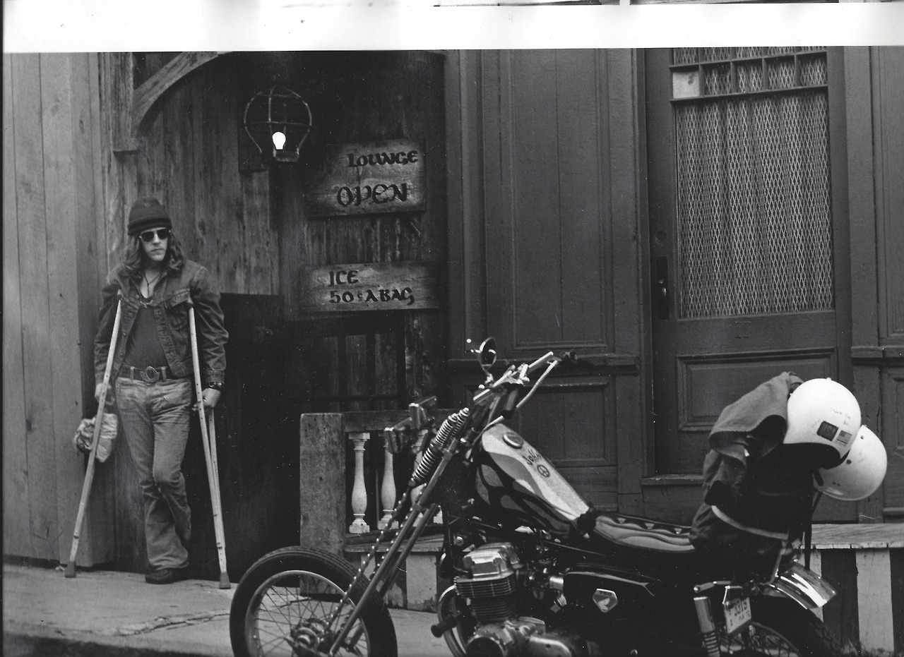 murdercycles:  Estate sale photograph I bought this weekend. Reminds me of me.fred