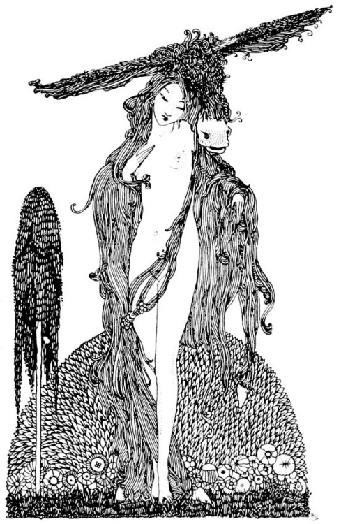 Donkey-Skin by Harry Clarke for Fairy Tales by Charles Perrault 1922