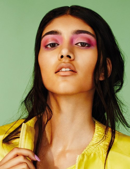 diaryofabookgirl:  Neelam Johal, photographed by Seb Winter  *** Make up fashion.