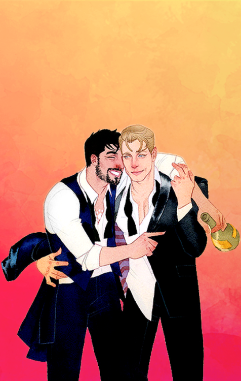 nethandrake: marvellfashion’s valentine’s challenge: chic ship↳ steve rogers and tony st