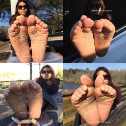 meatyasfuck:  Mistressnessaa. Yummy Latina soles on Instagram 