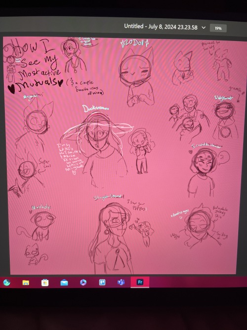 Drawing My Most Active Mutuals/out Of Whom Im Following