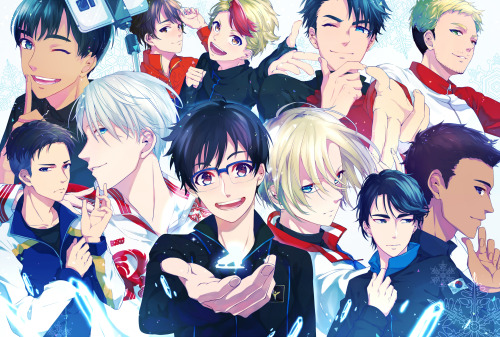 Yuri on Ice Wallpapers •Mobile/Desktop •Group focus •Engaged af