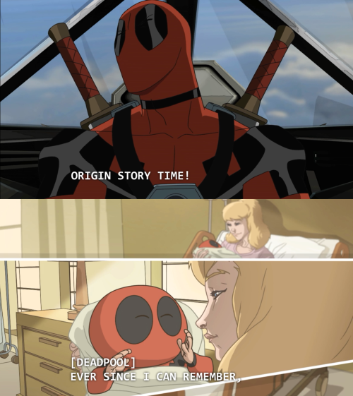 azula-the-firelord:arisaavena:  almyro:  we need a deadpool marvel movie  if one day I won’t reblog this, you can as well assume, I’m dead.  Deadpool gives me life 