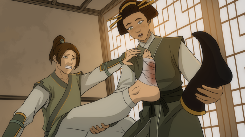  Here are some artwork I did for the 3rd episode of The Rise of Kyoshi visual novel. Episodes 4 and 