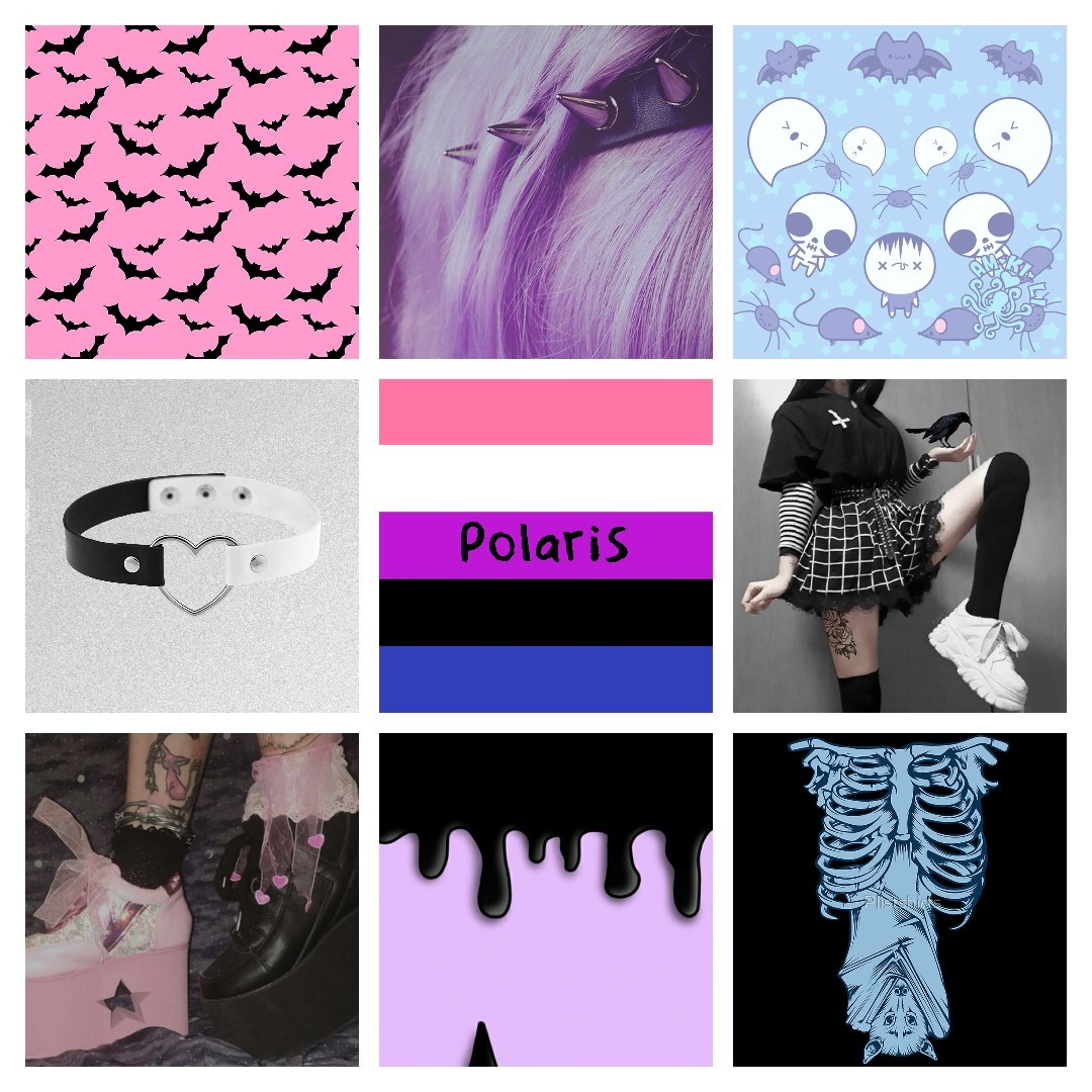 pastel goth pattern tumblr