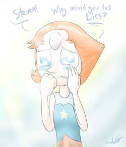 asknightmaremoon-hq:  Cute crying Pearl for