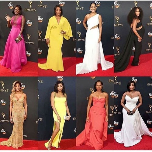 Black beauty shined bright on the red carpet of the 2016 Emmys www.2FroChicks.com YouTube.com/2FroCh