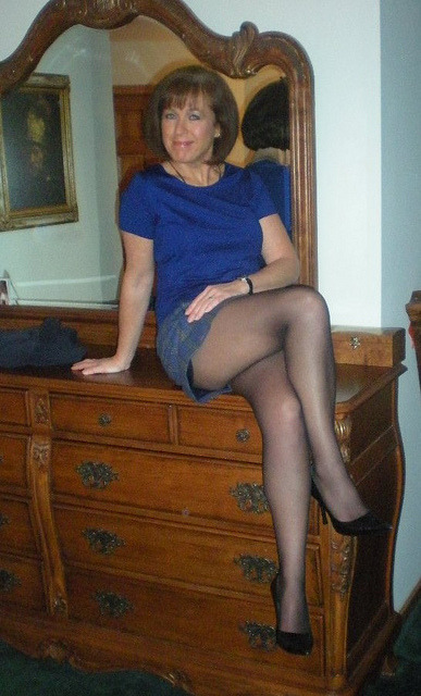 A little treat for the pantyhose fans&hellip;