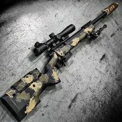 gunsdaily:  By @metalhead_1 Longbow. The @accurateordnance M24-AO with @leupoldoptics scope, AAC Cyclone suppressor, and Atlas bipod at @otbfirearms. Designed specifically by request of a contracting firm to be used for counter terrorist sniper teams.