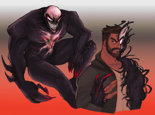 cowboyologist: sigma and gabe but venom/symbiote AU bcuz nobody stopped me 