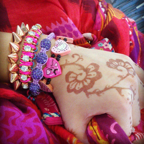 #claires #accessories #bracelets #pink #hello #kitty #purple #hand #shambala #spikes