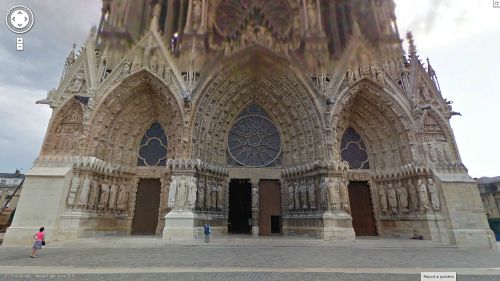 streetview-snapshots: Notre-Dame de Reims Cathedral, Reims