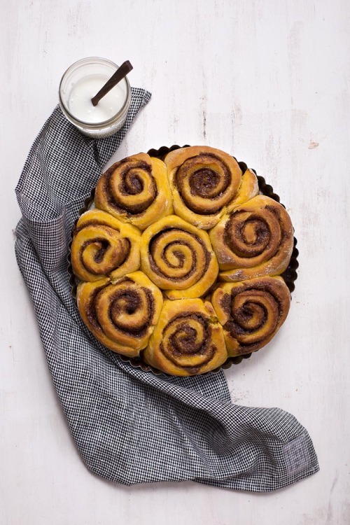 sweetoothgirl:    Super Soft Pumpkin Cinnamon Rolls  