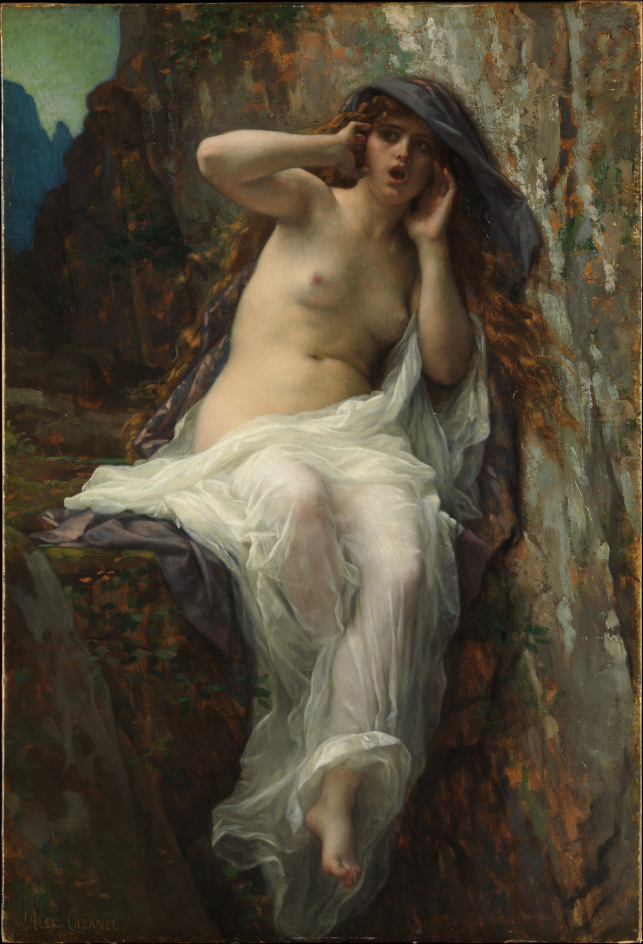 la-catharsis:  Alexandre Cabanel - Echo (1874) 