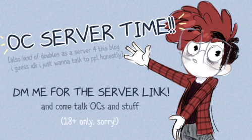 hanghenfil:hi!! i made a server, bc its lonely and quiet out here and i want 2 hear about everyones 