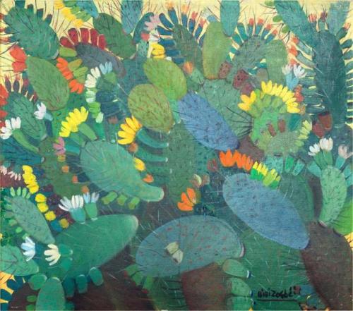 cactus-in-art:Bibi Zogbé (Lebanese/Argentinian, 1890-1973)