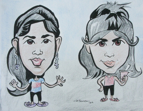 Caricatures by Matt Bernson.   Drawn at Dairy Delight, Malden, MA on 25 Aug 2013.   Ink & Artstix on paper 11"x14" This weekend will be my last there for the summer!  Sunday Sept 1, 3-8pm, and Monday Sept 2, 3-7pm!     Buy an ice cream,