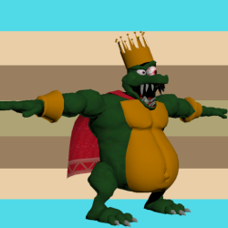 yourfave-eats-sand: King K. Rool from Donkey