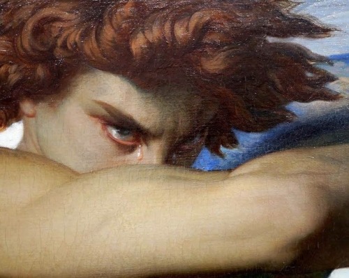 etpuraamor:  Fallen Angel - Alexandre Cabanel twitter.com/etpuraamor Stunning artistry