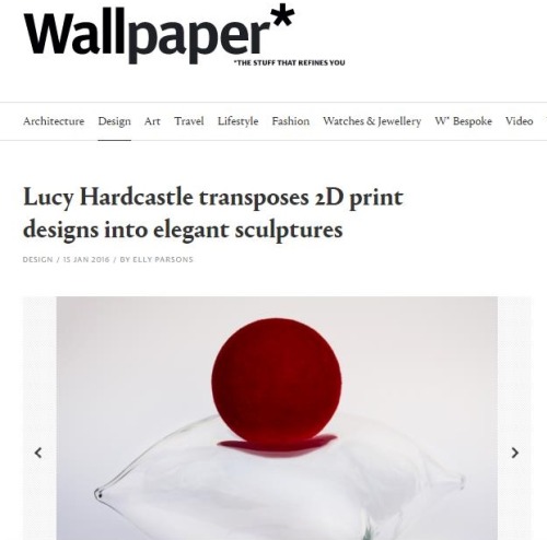 Pillow + BallOnline exclusive for Wallpaper Magazine www.wallpaper.com/design/lucy-hardc