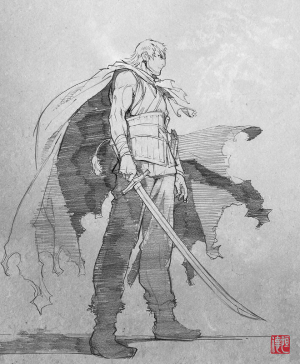 leseanthomas:  Sword of The Stranger sketches by  Saito Tsunenori and superbly