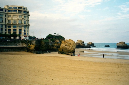 Casino and Beach at Biarritz, Pyrénées Atlantiques, France, November 2001.