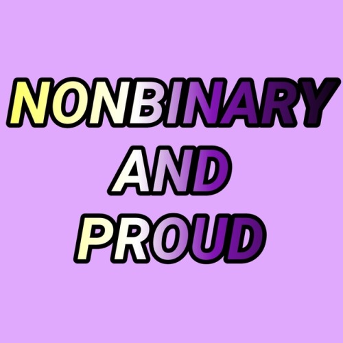 (A collection of images with a light purple background and gradient text in the colors of pride flag