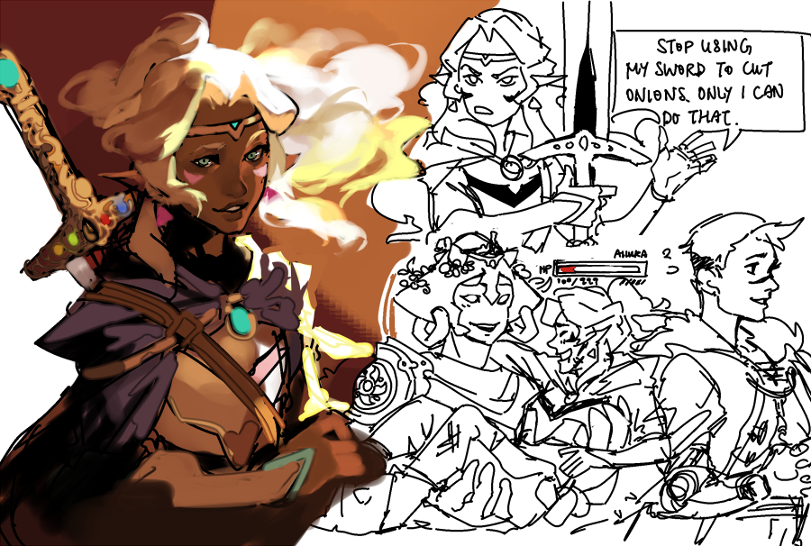 velocesmells:  Legend of Allura (?) the (fake) RPG: Play as the last of your kind