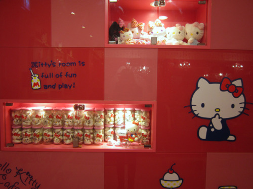 Inside the Hello Kitty Cafe in Hongdae, Seoul
