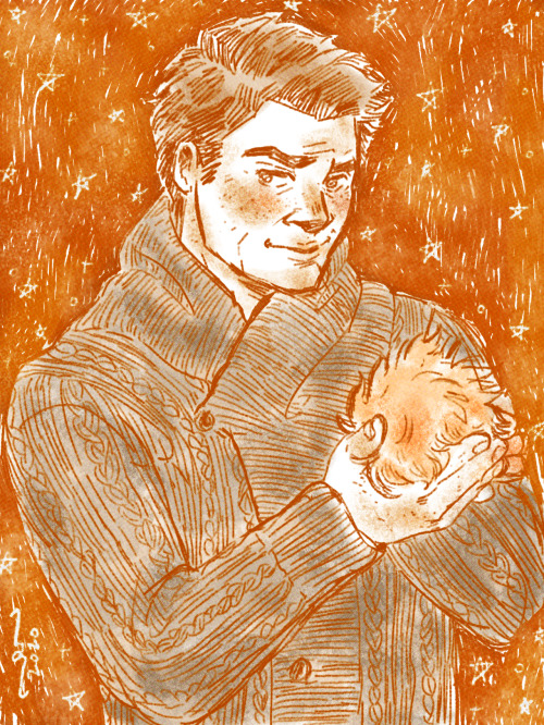 [ holiday fluff ]They (mostly Jim) finally got Bones to pose with a Tribble and it’s worth at 