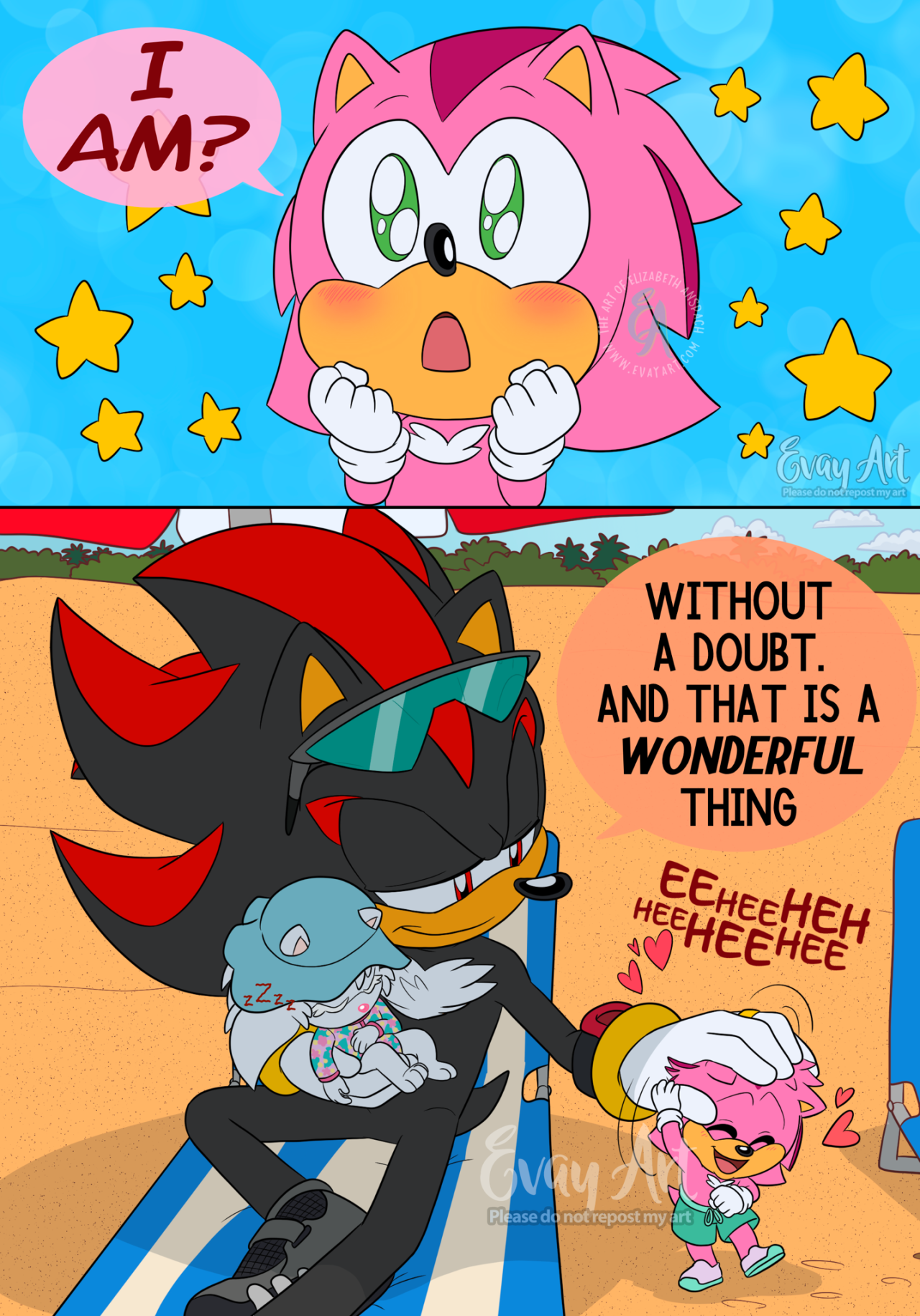 The Next Generation — I wanted to draw my sonamy fanchilds with