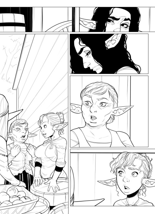 Time for drama D:<Also I decided to make all writing in this comic to be vague bullshit :D